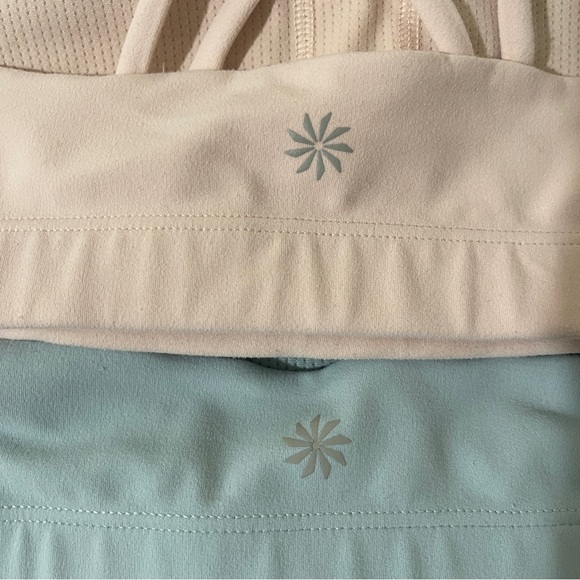 Athleta Girl Sports Bras - Pink and Blue - Picture 3 of 4